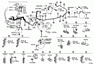 BRAKE TUBE & CLAMP 2